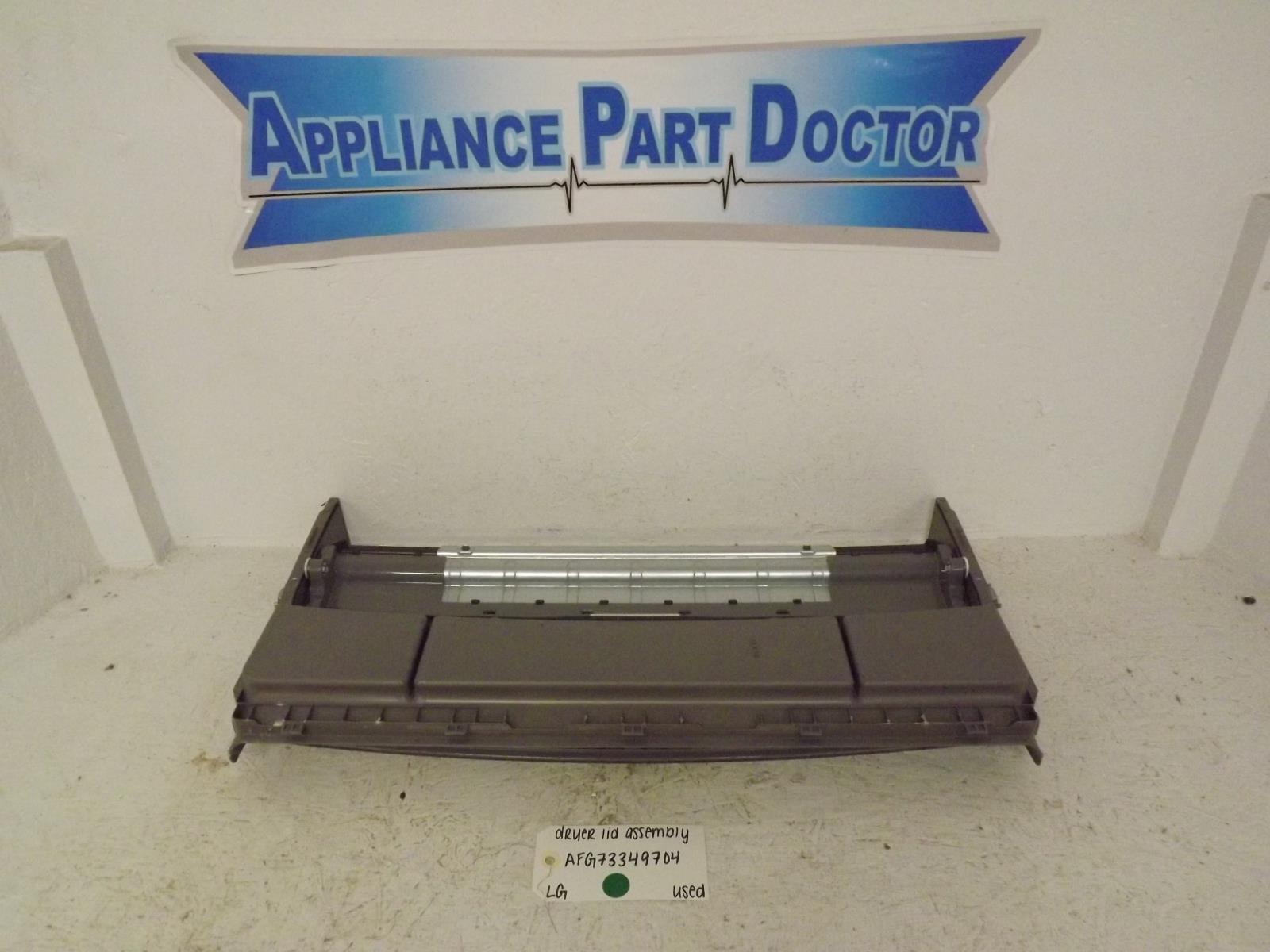 LG Dryer AFG73349704 Lid Assembly Used LG Dryer AFG73349704 Lid Assembly Used